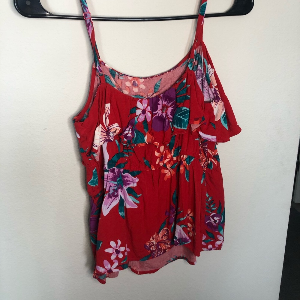 Floral tank top